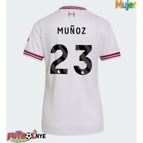 Camiseta Liverpool Victor Munoz #23 Visitante Equipación para mujer 2026-27 manga corta